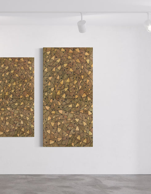 Copper Sardines | Framed Giclee Print on Canvas